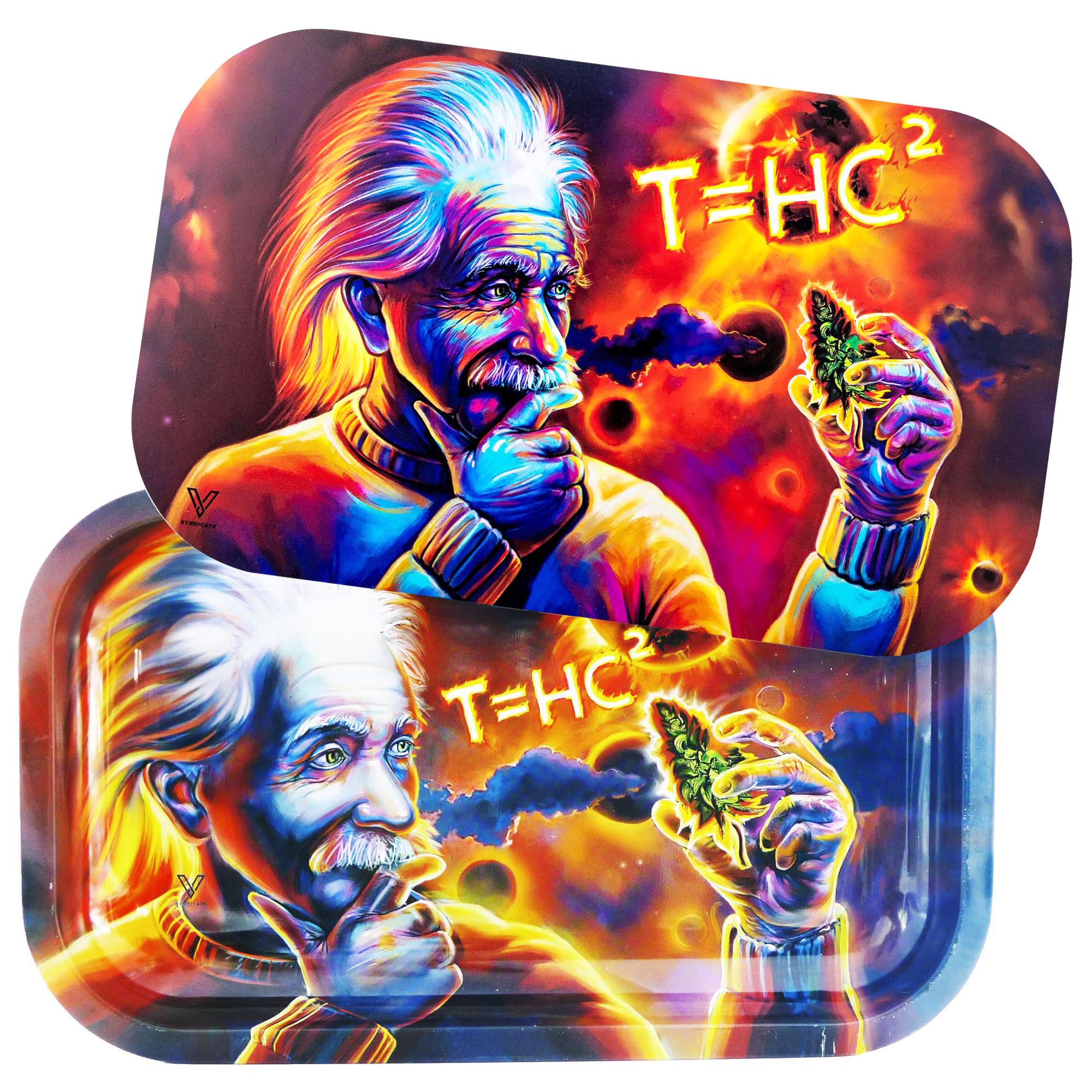SS T=HC2 Einstein Classic Metal Tray - Medium Available - (1CT,5CT or 10CT), Medium / 1 Count - Mj Wholesale