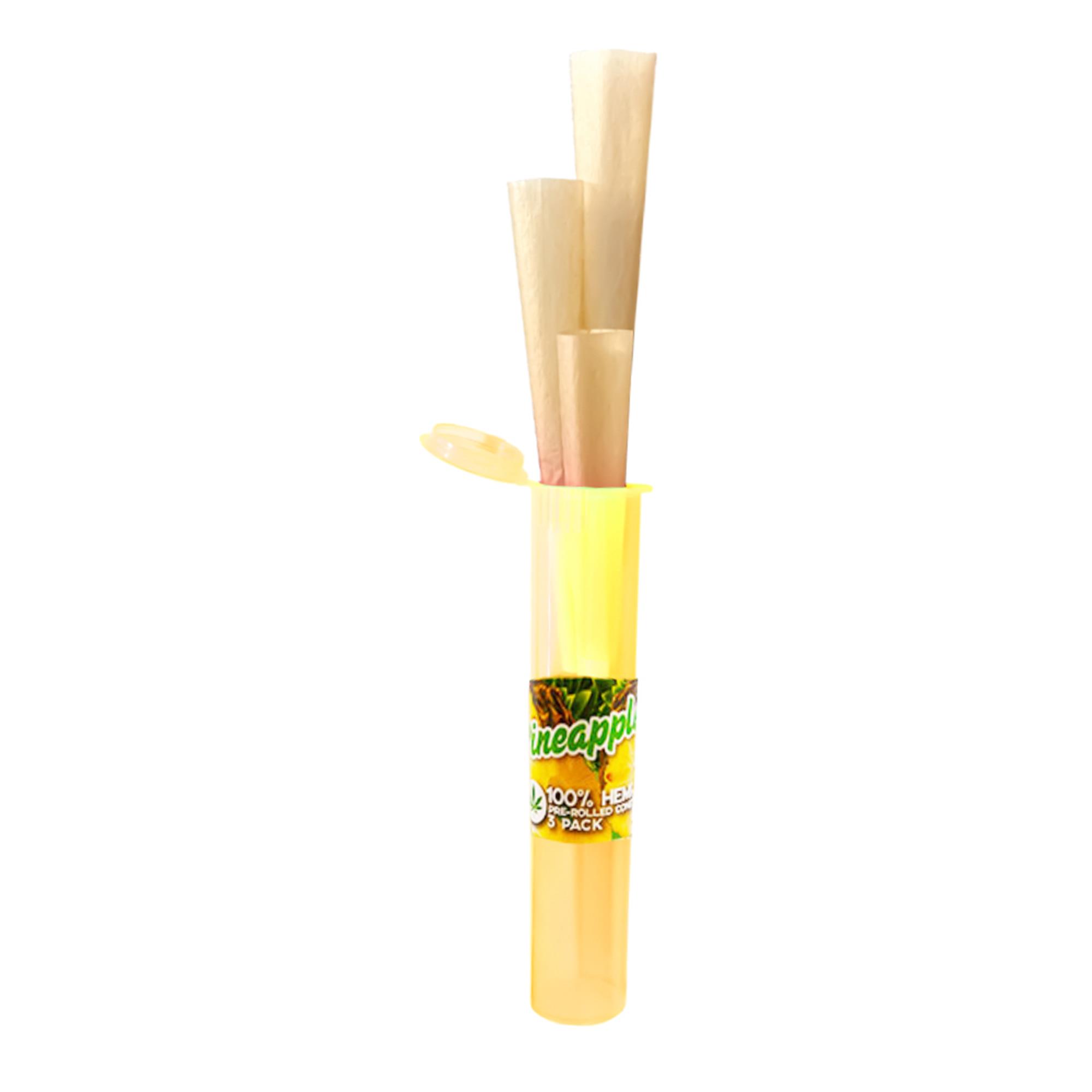 TASTY TIPS PINEAPPLE FLAVORED CONES