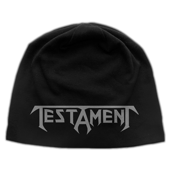 Testament Logo Discharge Beanie