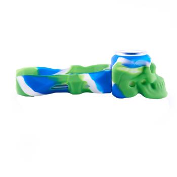  DESIGN SKULL SILICONE PIPE