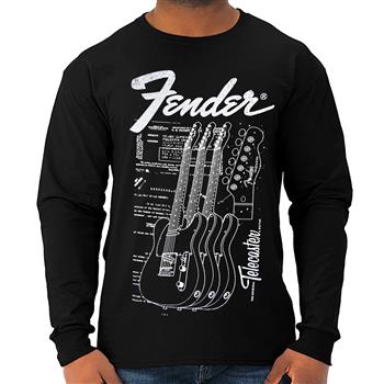 Fender The Original Telecaster Guitar Long Sleeve Shirt