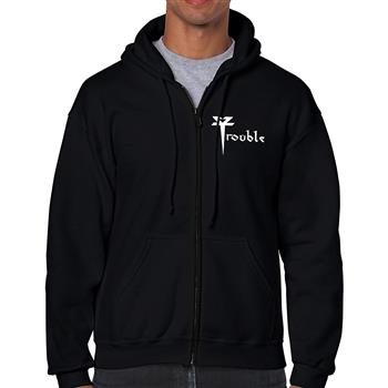 Trouble The Skull Zip Hoodie