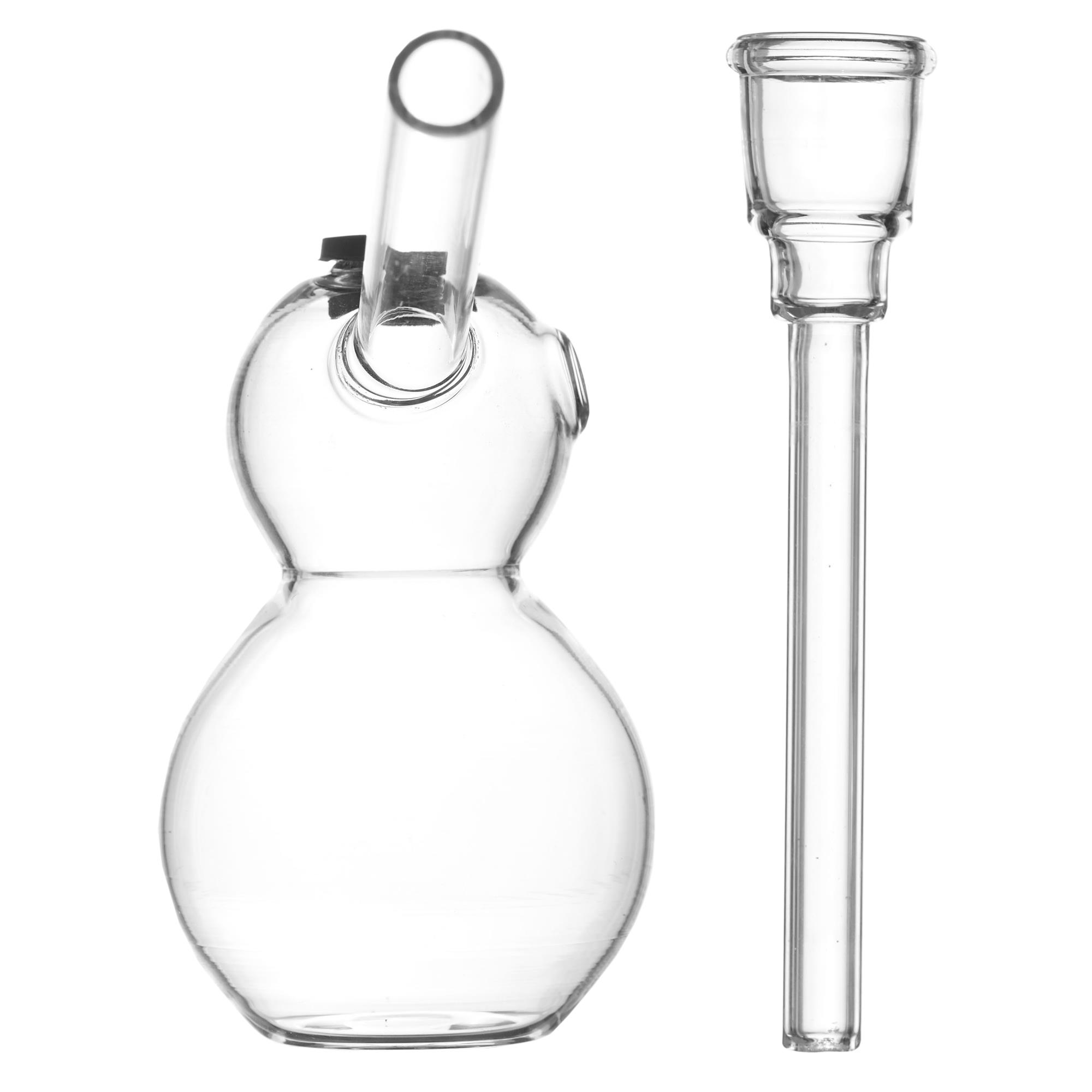 THE SNOWMAN GLASS BONG HAND PIPE