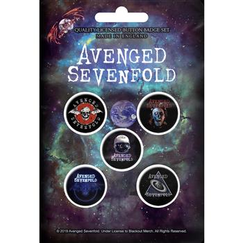 Avenged Sevenfold The Stage Button Pin Set