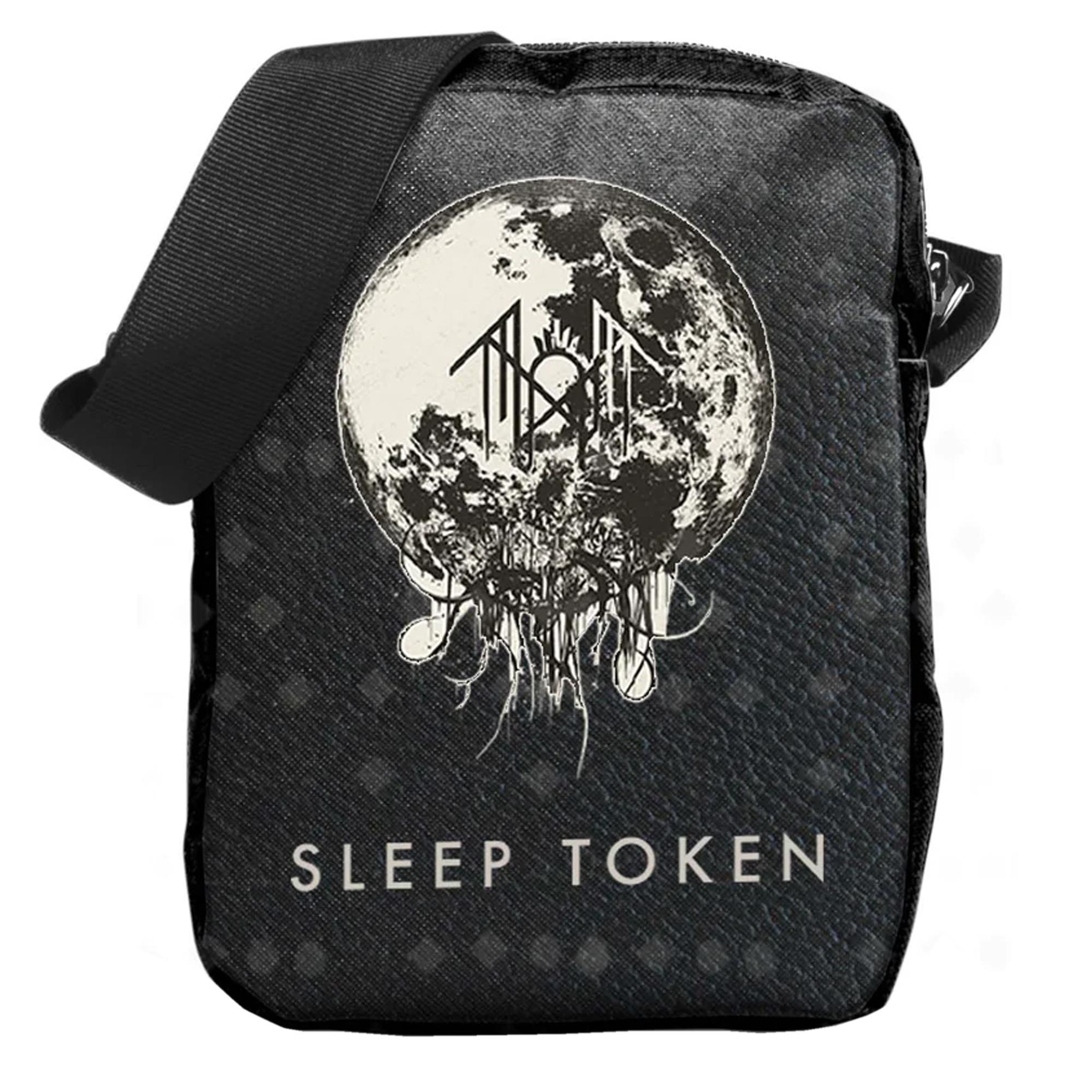 Rocksax Sleep Token Wallet - Portafogli Unisex The Summoning White - Nero, Piccolo, Con Cerniera