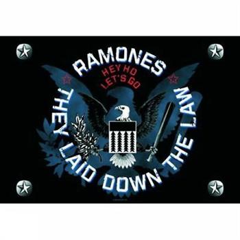 Ramones They Laid Down The Law Flag