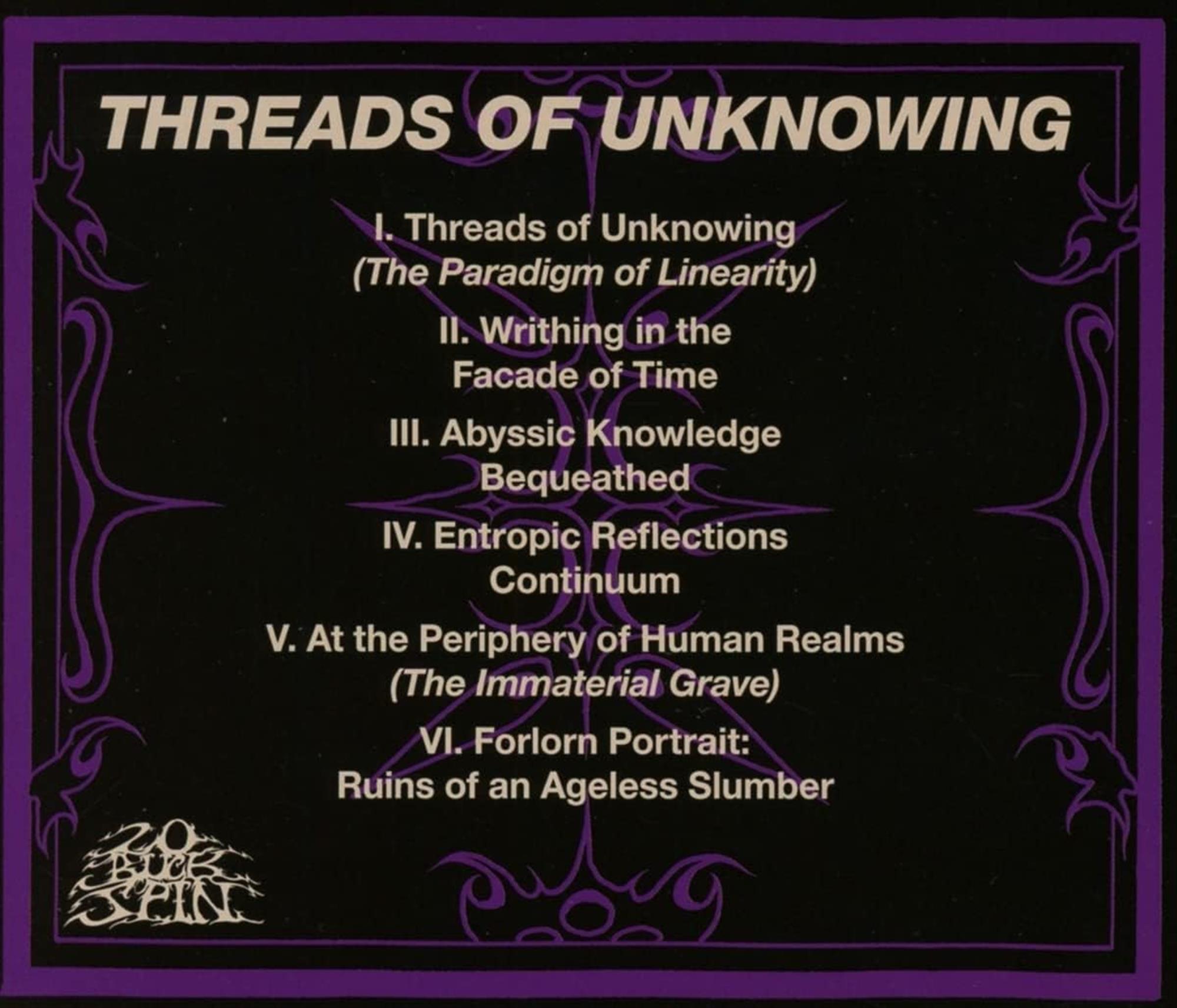 Threads Of Unknowing CD