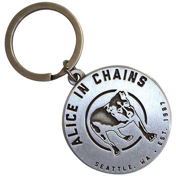 Alice in Chains Three-Legged Dog Keychain