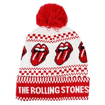 Rolling Stones Tongue (Winter Pom) Beanie