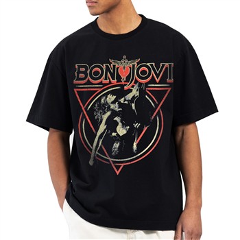 Bon Jovi Triangle Overlap T-Shirt