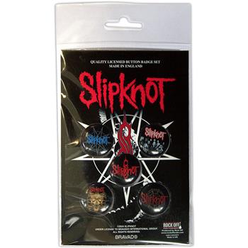 Slipknot Tribal S Button Pin Set