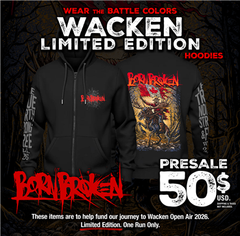 BornBroken True North Zip Hoodie