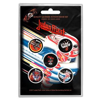 Judas Priest Turbo Classic Albums Button Pin Set