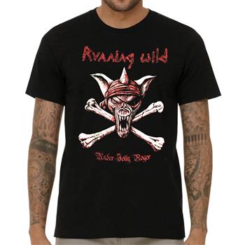 Running Wild Under Jolly Roger Crossbones T-Shirt