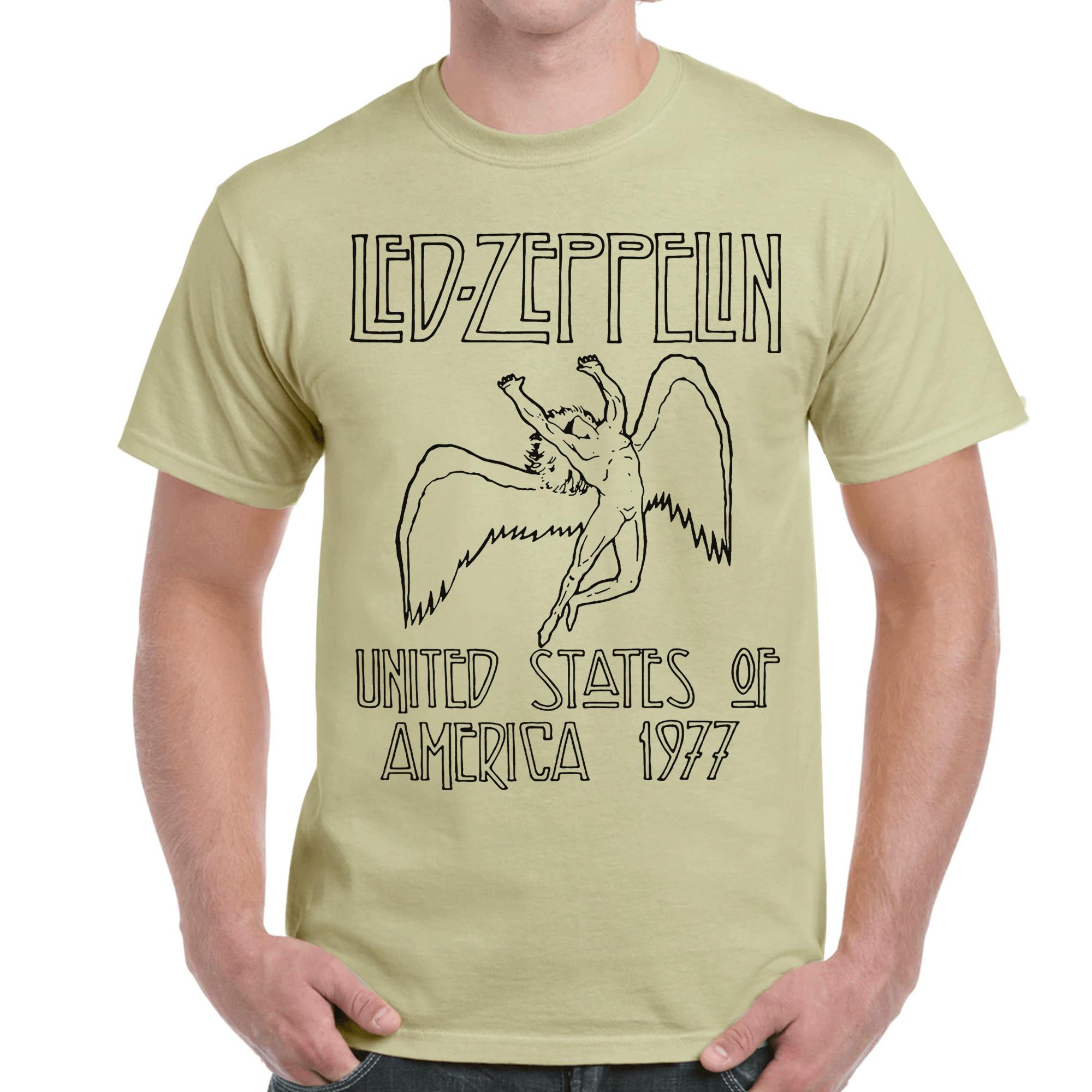 led zeppelin united states america 1977 t shirt