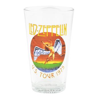 Led Zeppelin US Tour 1975 Beer Glass