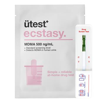  Ütest 1 Panel Home Drug Test - MDMA (Ecstasy)