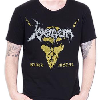 Venom Black Metal Distressed T-Shirt