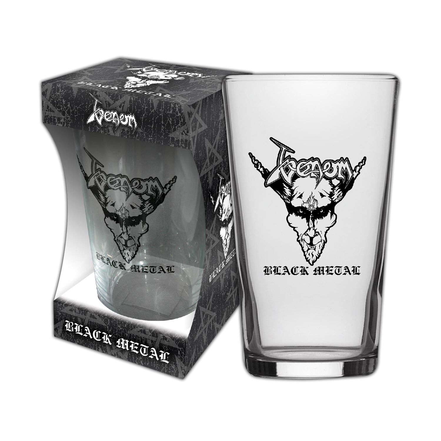 Black Metal Beer Glass