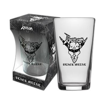 Venom Black Metal Beer Glass