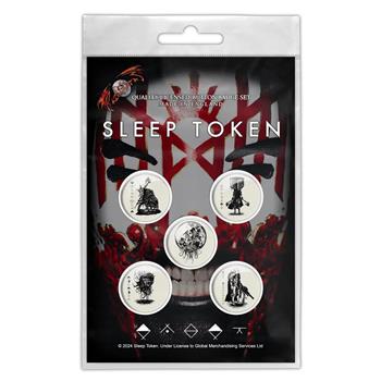 Sleep Token Vessel Mask Button Pin Set