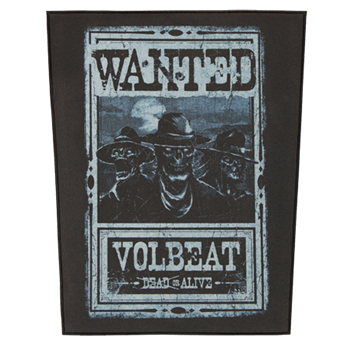 Volbeat Wanted Dead or Alive Backpatch
