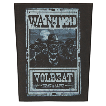 Volbeat Wanted Dead or Alive Backpatch