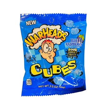  Warheads Blue Raspberry Cube - 99g