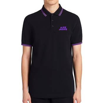 Black Sabbath Wavy Logo Polo