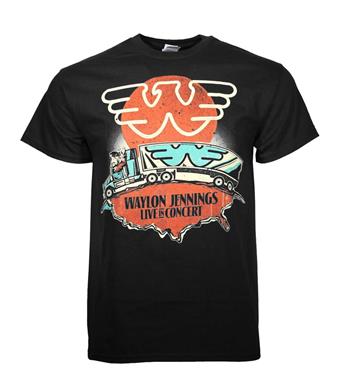 Waylon Jennings Waylon Jennings Live T-Shirt