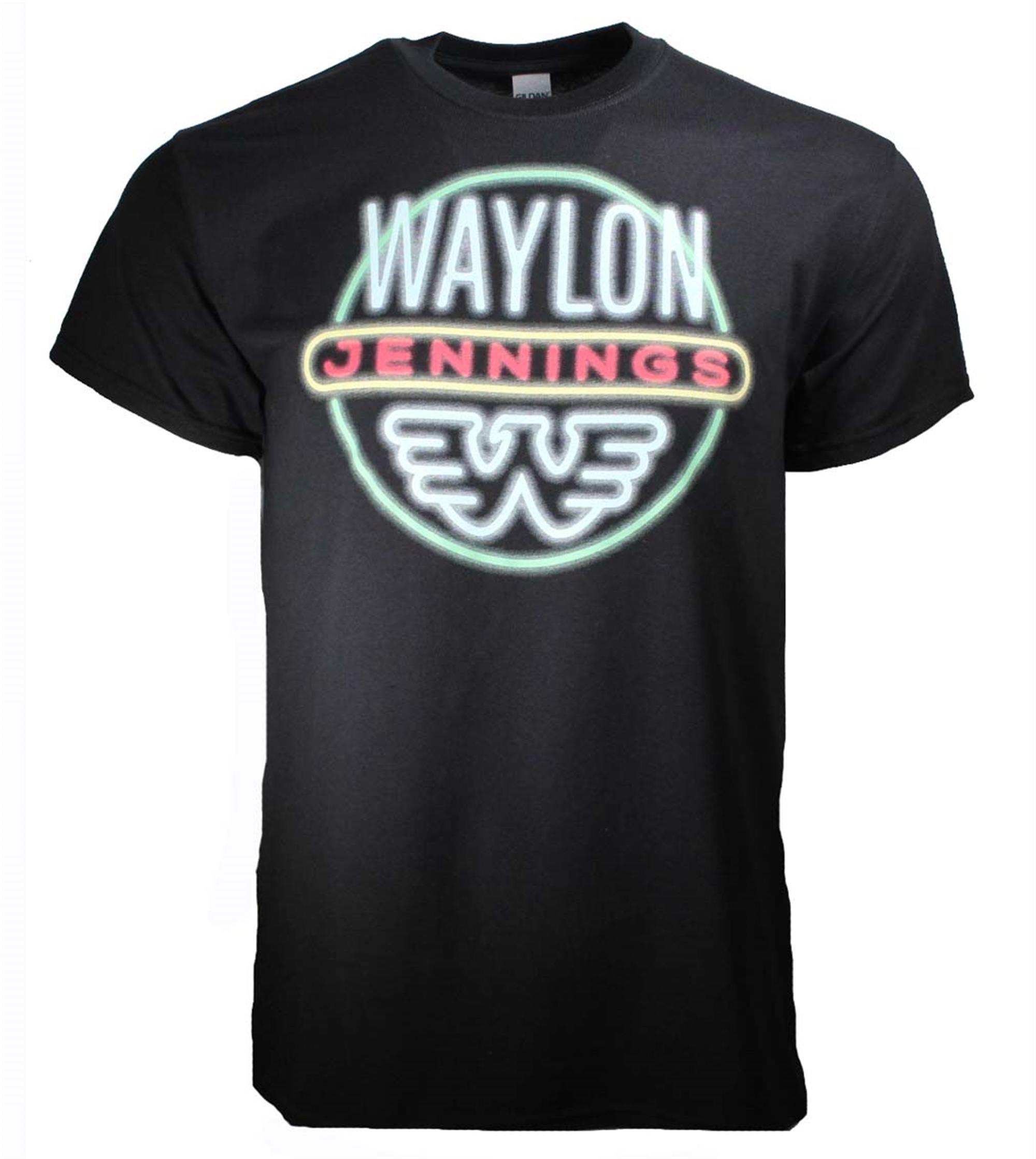 Waylon Jennings Neon T-Shirt