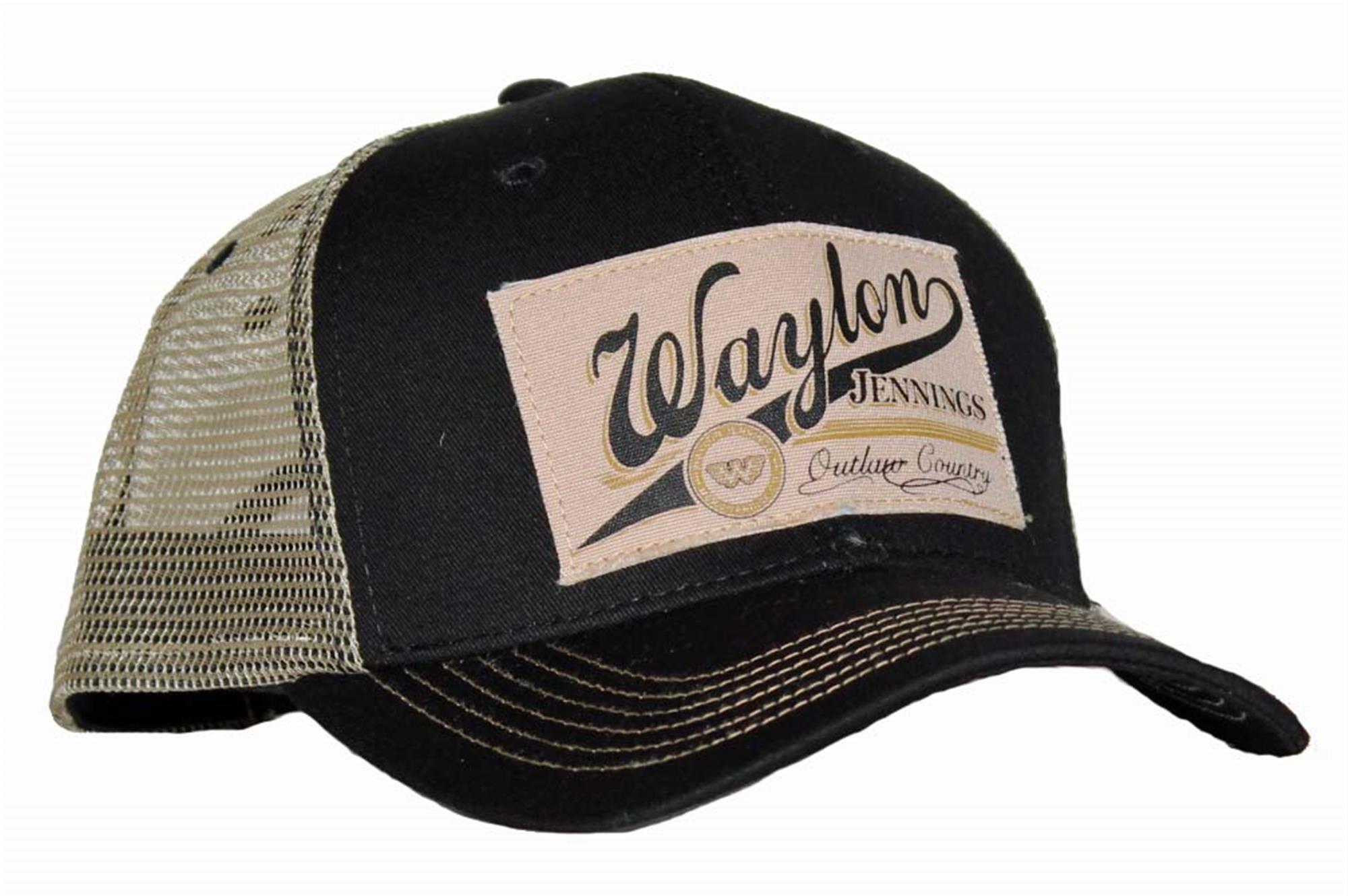 Waylon Jennings Outlaw Country Trucker Hat