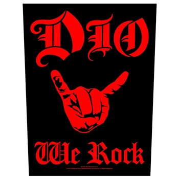 Dio We Rock Backpatch