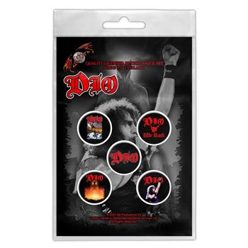 Dio We Rock Button Pin Set