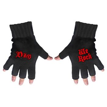 Dio We Rock Fingerless Gloves