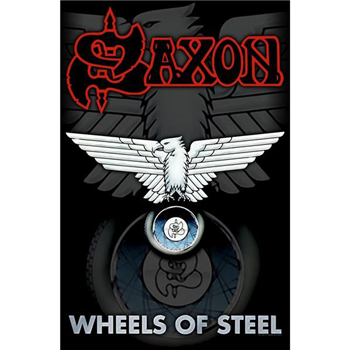 Saxon Wheels of Steel Premium Flag