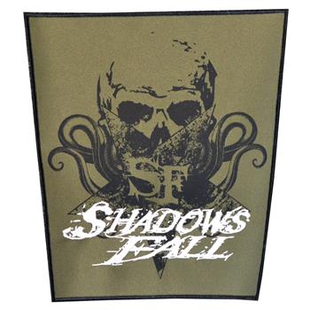 Shadows Fall White Embroidery Logo Backpatch