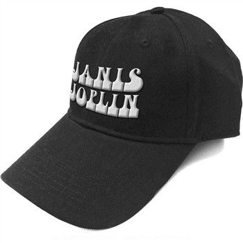 Janis Joplin White Logo Baseball Cap