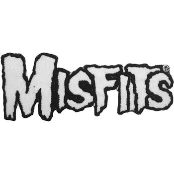 Misfits White Logo Patch