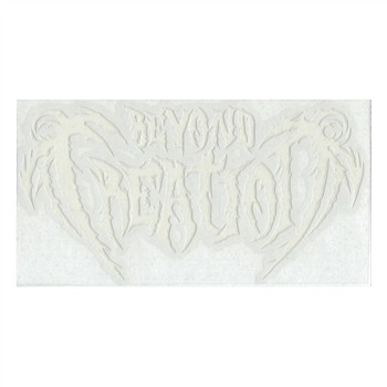 Beyond Creation White Logo Sticker