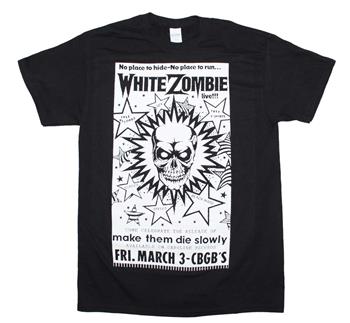 white zombie get up and kill shirt