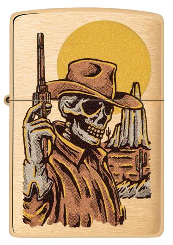  Wild West Skeleton (Gold) Zippo