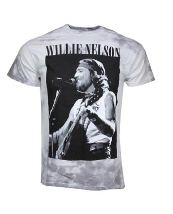 Willie Nelson Willie Nelson B&W Tie Dye T-Shirt