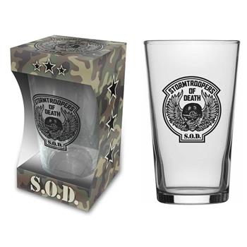 S.O.D. Winged Emblem Beer Glass