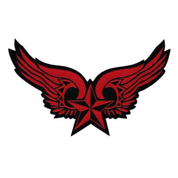 Generic Winged Nautical Star Patch