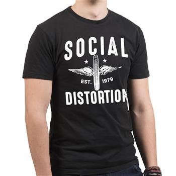 Social Distortion Winged Wheel T-Shirt