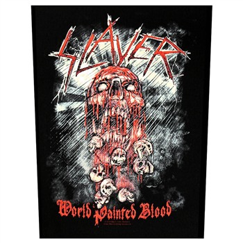 Slayer World Painted Blood Backpatch