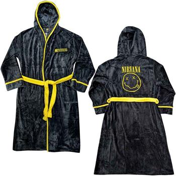 Nirvana Yellow Smiley Bathrobe