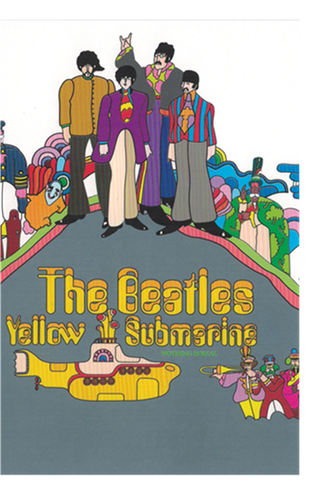 Beatles Yellow Submarine Postcard