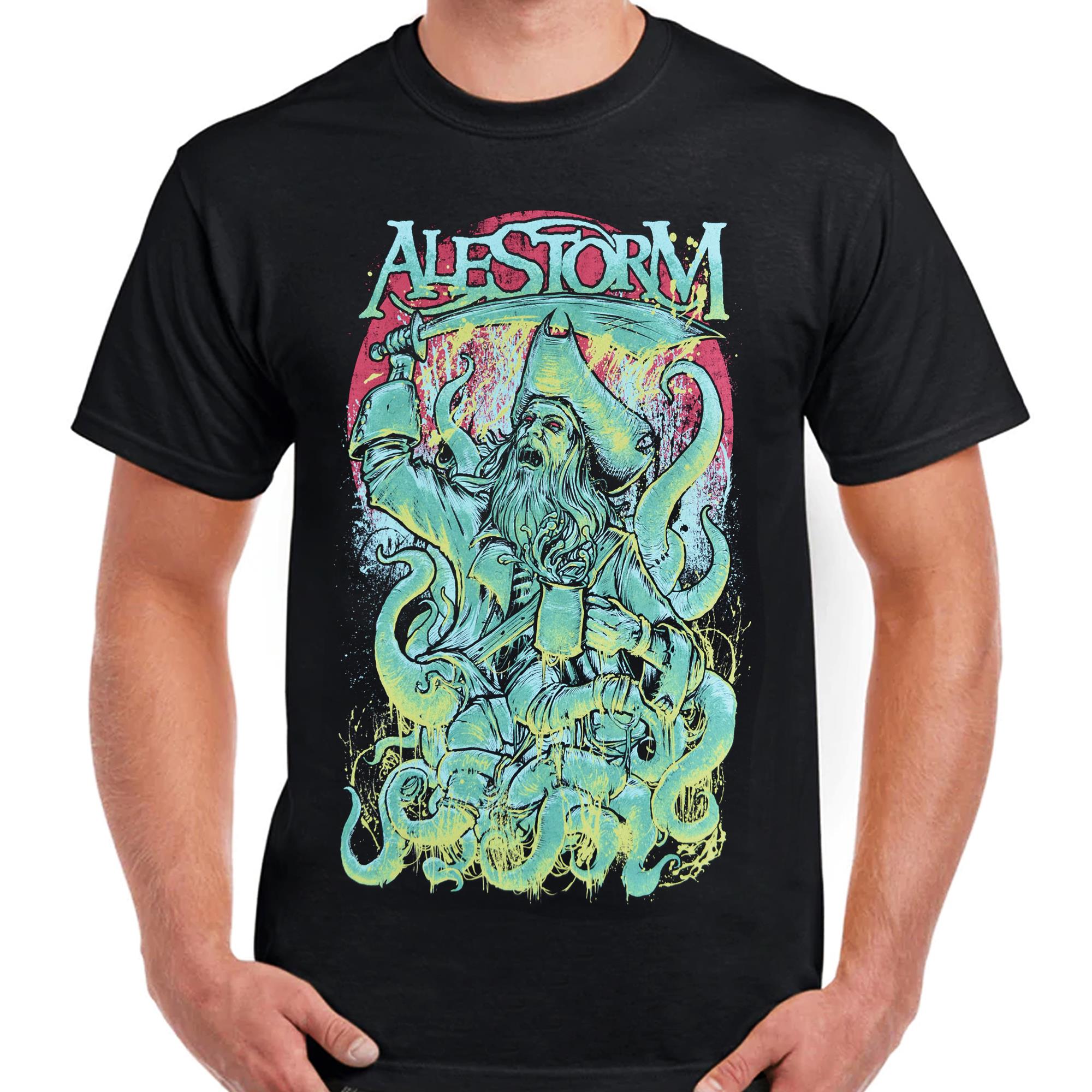 Alestorm /'You Fight Like A Dairy Farmer/' T-Shirt NEW /& OFFICIAL! Black